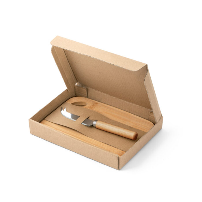 Kit queijo em bambu e inox - 2 peças - Imagem 3
