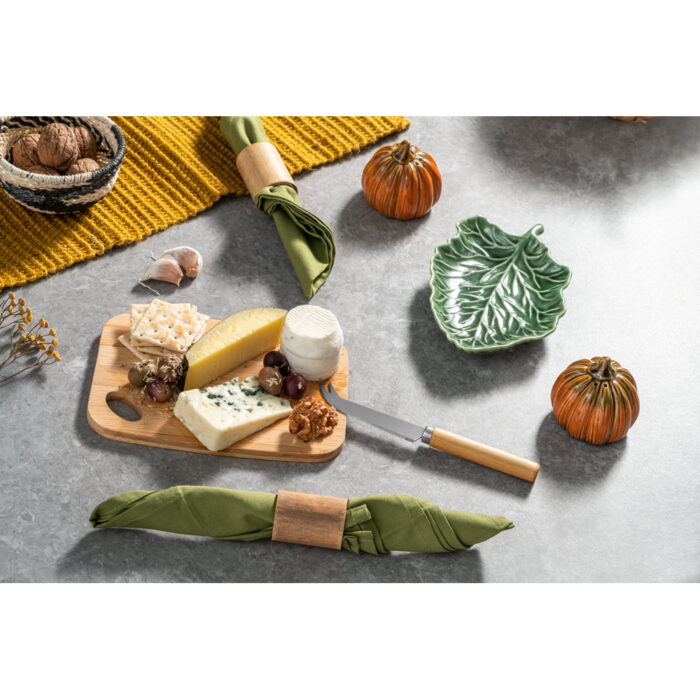 Kit queijo em bambu e inox - 2 peças - Imagem 5