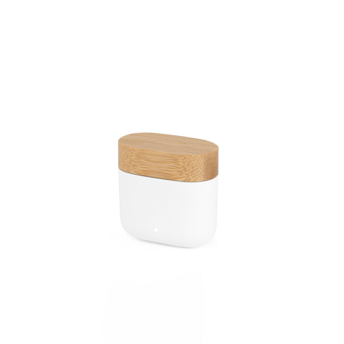 Fones de ouvido wireless em ABS 100% reciclado e bambu - Imagem 3
