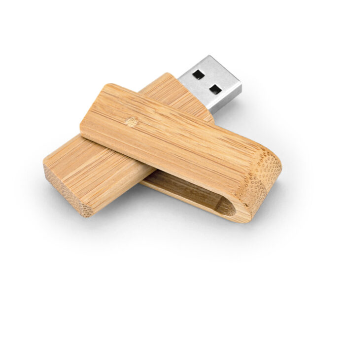 Pen drive em bambu