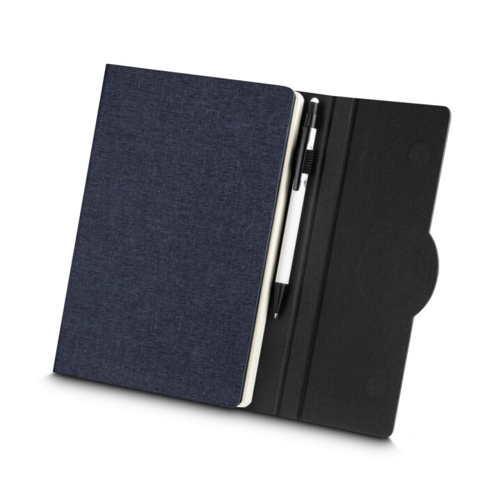 Caderno com capa em RPET e detalhe em bambu - Imagem 4