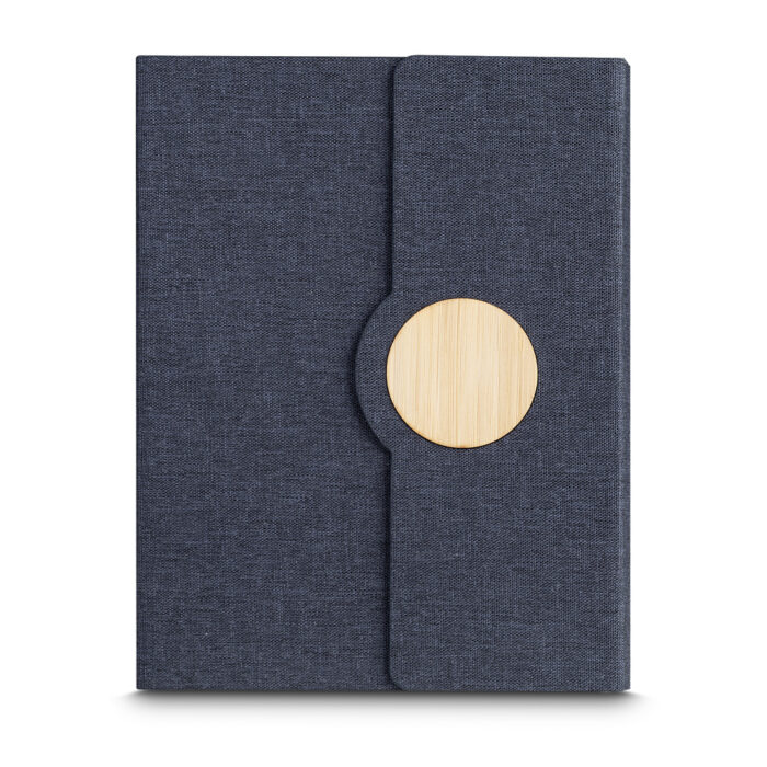 Caderno com capa em RPET e detalhe em bambu - Imagem 7
