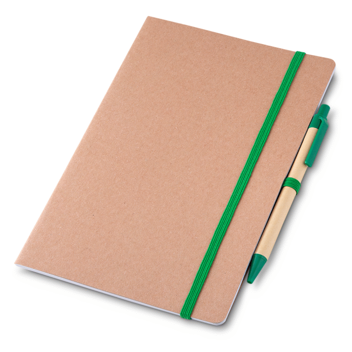 Caderno com capa kraft e caneta - Imagem 2