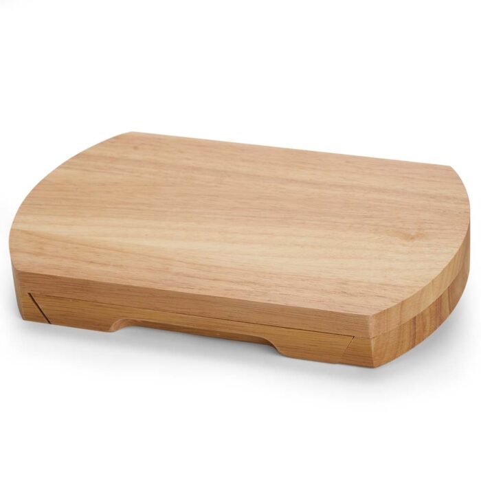 Kit queijo em bambu e inox - 5 peças - Imagem 2