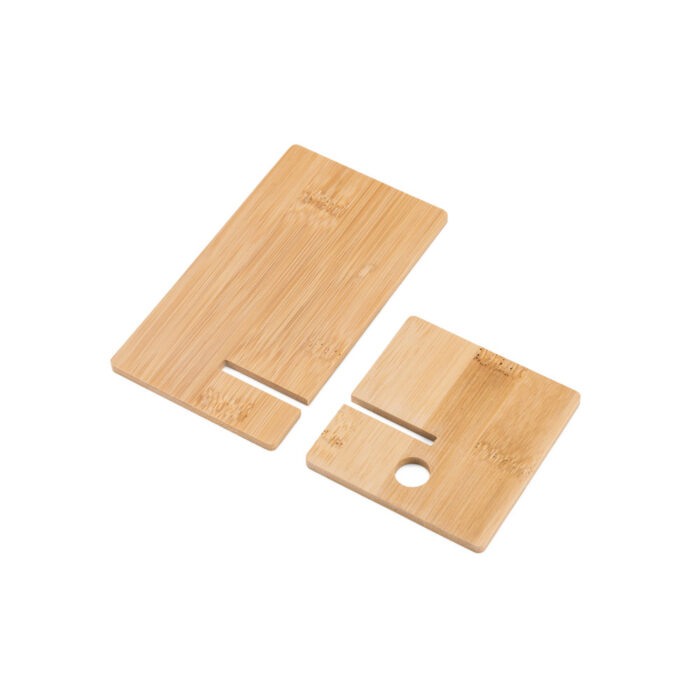 Suporte para celular desmontável em bambu - Imagem 4