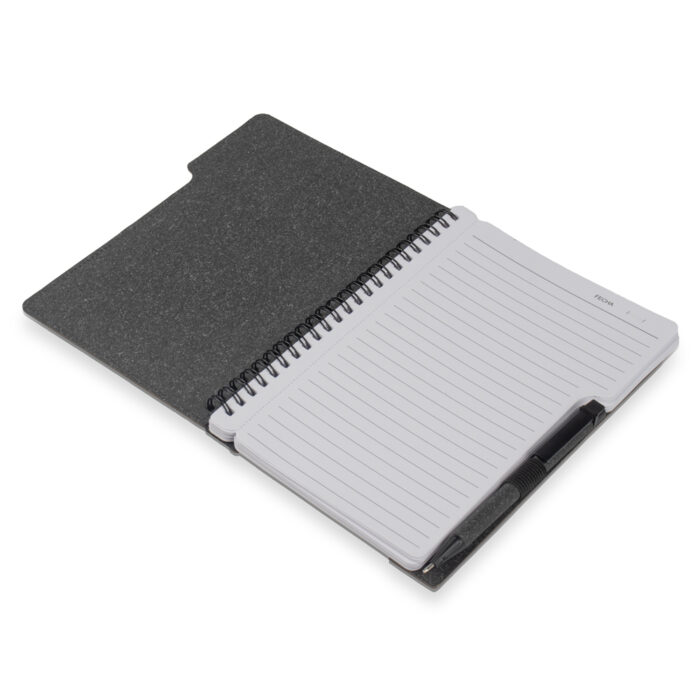 Conjunto caderno e caneta em papelão reciclado - Imagem 4