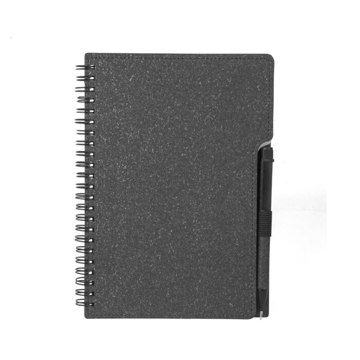 Conjunto caderno e caneta em papelão reciclado - Imagem 6