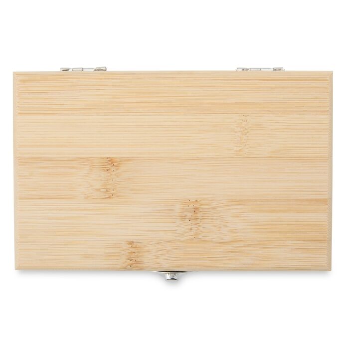 Kit vinho em bambu e inox - 3 peças - Imagem 5