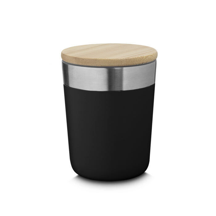 Copo térmico 300 mL com tampa em bambu - Imagem 3
